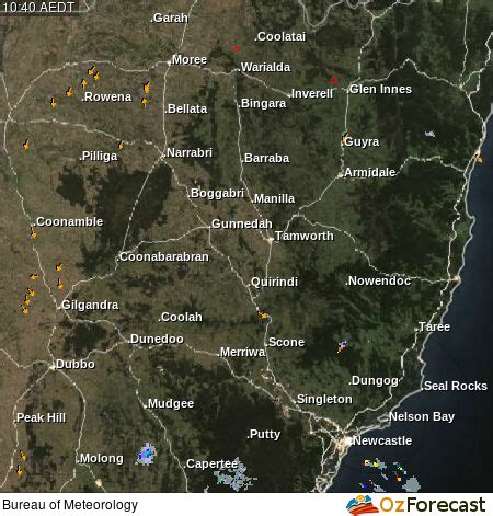 Weather Radar for Tamworth South .